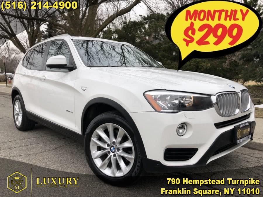 2015 BMW X3 AWD 4dr xDrive28i, available for sale in Franklin Square, New York | Luxury Motor Club. Franklin Square, New York