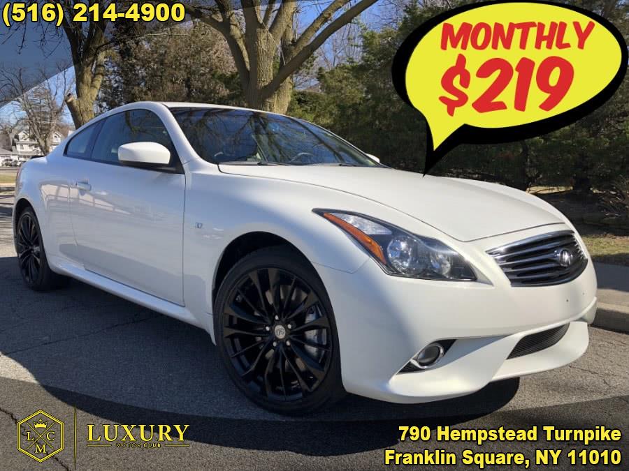 2014 Infiniti Q60 Coupe 2dr Auto AWD, available for sale in Franklin Square, New York | Luxury Motor Club. Franklin Square, New York