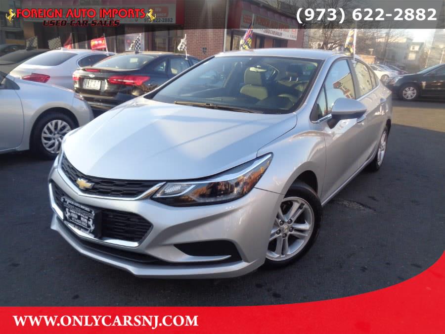 2016 Chevrolet Cruze 4dr Sdn Auto LT, available for sale in Irvington, New Jersey | Foreign Auto Imports. Irvington, New Jersey