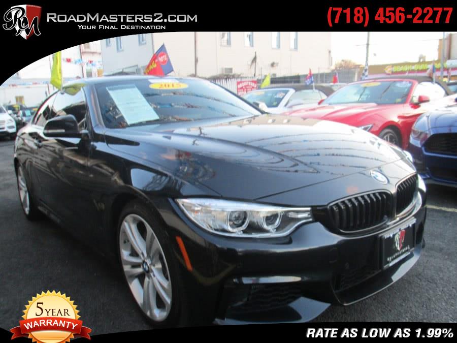 2015 BMW 4 Series 2dr Cpe 435i M Sport HUD Navi Pano, available for sale in Middle Village, New York | Road Masters II INC. Middle Village, New York