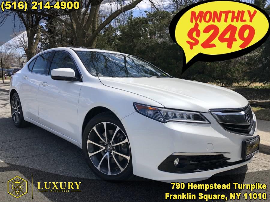 2015 Acura TLX 4dr Sdn FWD V6 Tech, available for sale in Franklin Square, New York | Luxury Motor Club. Franklin Square, New York