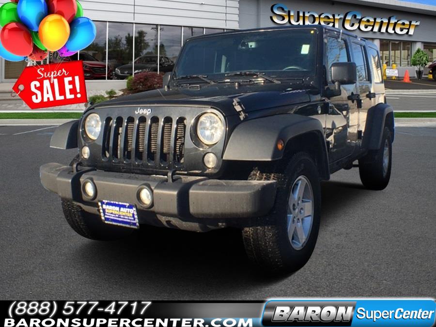 2015 Jeep Wrangler Unlimited Sport S, available for sale in Patchogue, New York | Baron Supercenter. Patchogue, New York