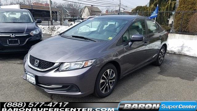 2015 Honda Civic GRY CLOTH, available for sale in Patchogue, New York | Baron Supercenter. Patchogue, New York