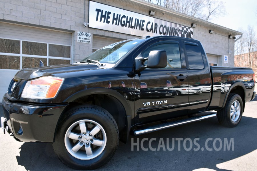 2012 Nissan Titan 4WD King Cab SWB PRO-4X, available for sale in Waterbury, Connecticut | Highline Car Connection. Waterbury, Connecticut