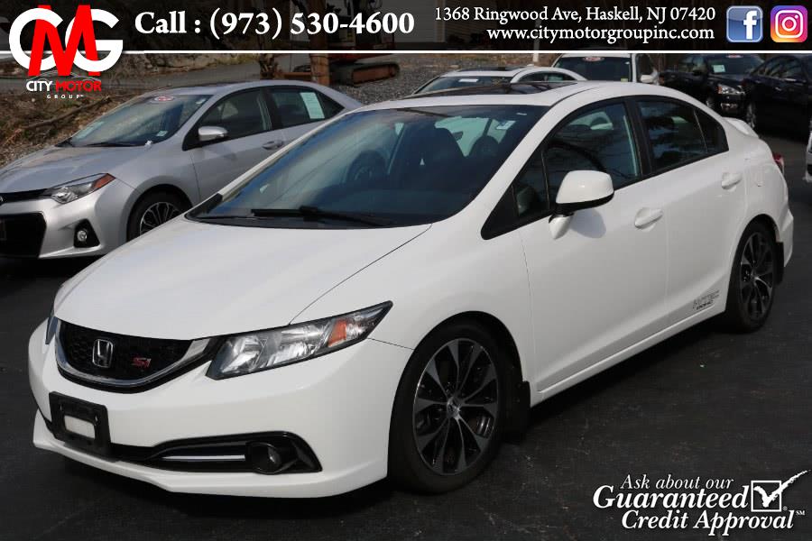 2013 Honda Civic Sdn 4dr Man Si w/Navi, available for sale in Haskell, New Jersey | City Motor Group Inc.. Haskell, New Jersey