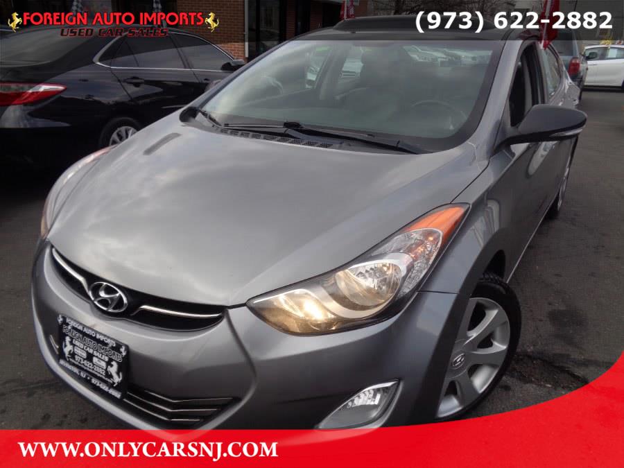 2013 Hyundai Elantra 4dr Sdn Auto Limited, available for sale in Irvington, New Jersey | Foreign Auto Imports. Irvington, New Jersey
