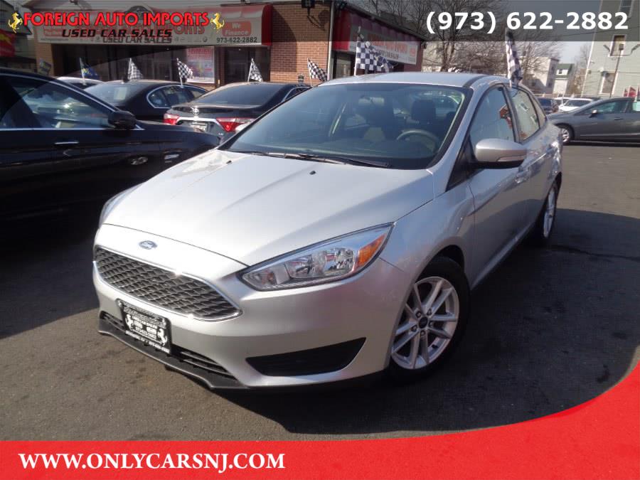 2015 Ford Focus 4dr Sdn SE, available for sale in Irvington, New Jersey | Foreign Auto Imports. Irvington, New Jersey
