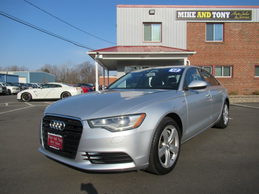 2012 Audi A6 4dr Sdn quattro 3.0T Premium Plus, available for sale in South Windsor, Connecticut | Mike And Tony Auto Sales, Inc. South Windsor, Connecticut
