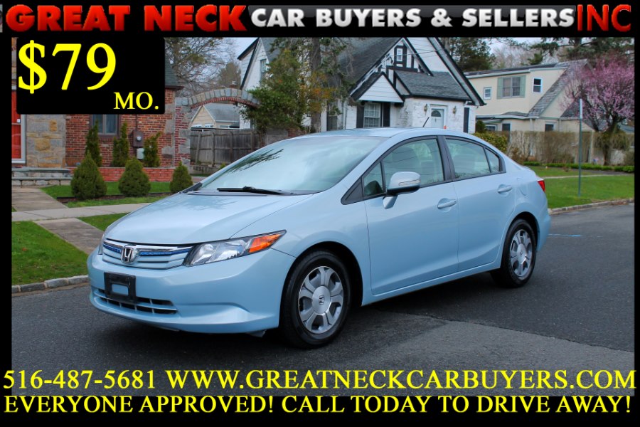 2012 Honda Civic Hybrid 4dr Sdn L4 CVT w/Navi & Leather, available for sale in Great Neck, New York | Great Neck Car Buyers & Sellers. Great Neck, New York
