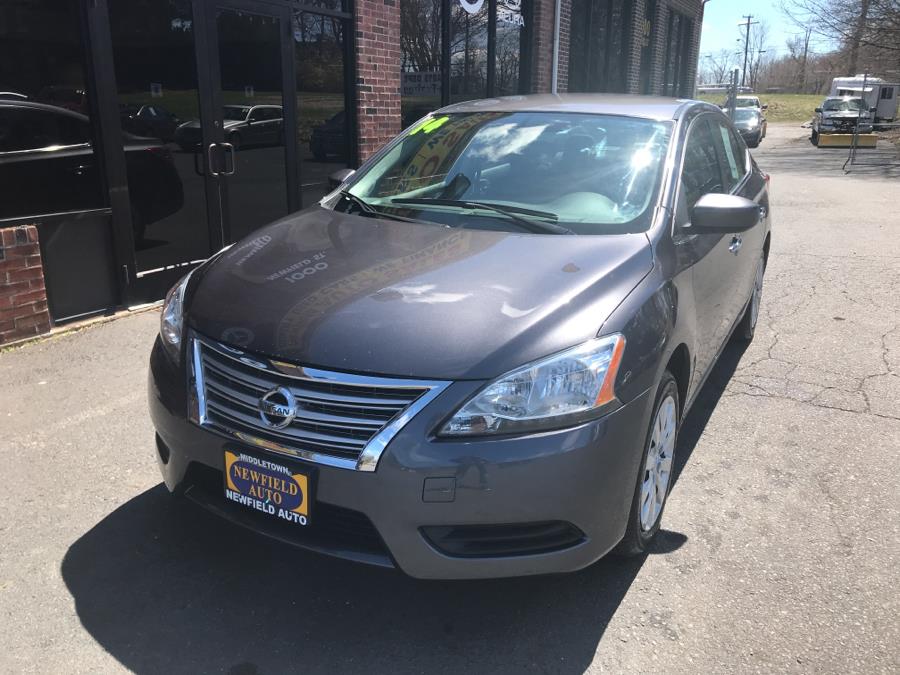2014 Nissan Sentra 4dr Sdn I4 CVT SV, available for sale in Middletown, Connecticut | Newfield Auto Sales. Middletown, Connecticut