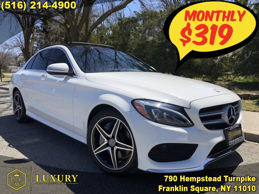 2015 Mercedes-Benz C-Class 4dr Sdn C 400 4MATIC, available for sale in Franklin Square, New York | Luxury Motor Club. Franklin Square, New York