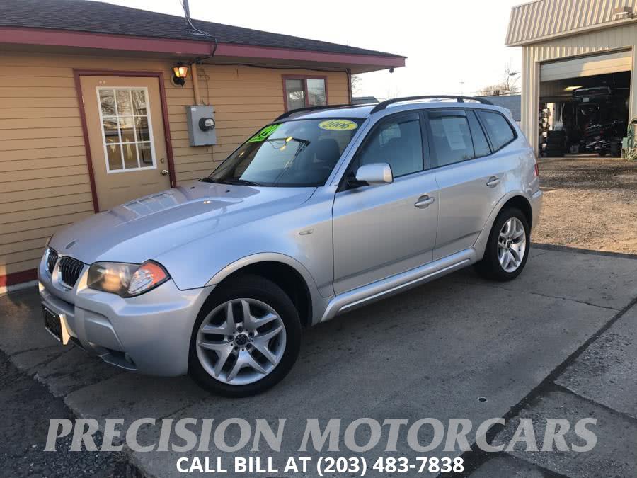 2006 BMW X3 X3 4dr AWD 3.0i, available for sale in Branford, Connecticut | Precision Motor Cars LLC. Branford, Connecticut