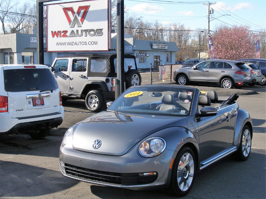 2014 Volkswagen Beetle Convertible 2dr Auto 1.8T PZEV, available for sale in Stratford, Connecticut | Wiz Leasing Inc. Stratford, Connecticut