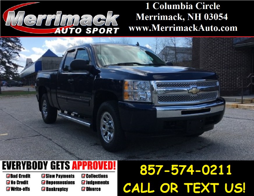 2009 Chevrolet Silverado 1500 4WD Ext Cab 143.5" Work Truck, available for sale in Merrimack, New Hampshire | Merrimack Autosport. Merrimack, New Hampshire
