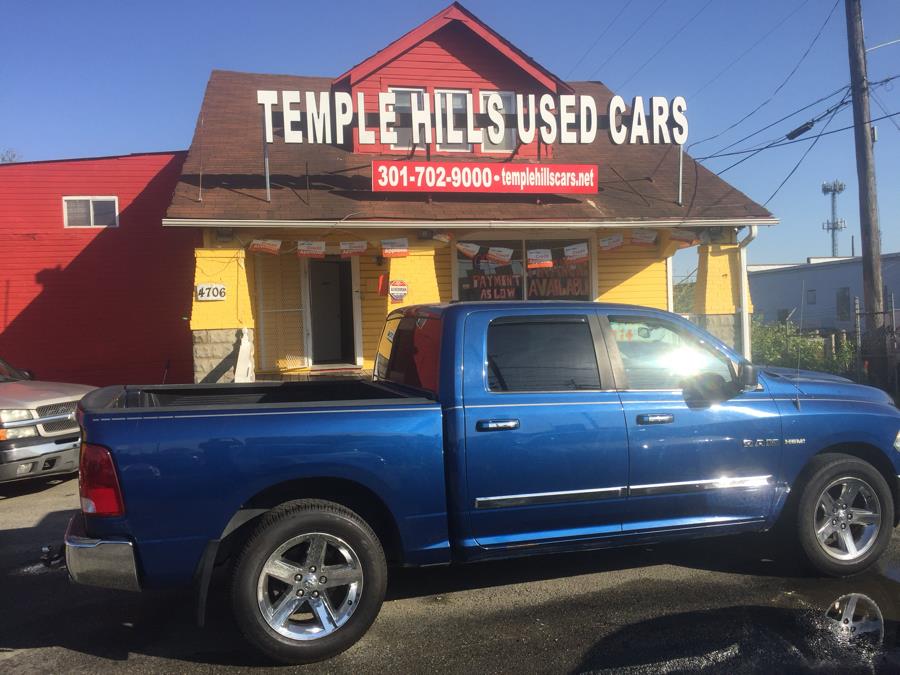 2010 Dodge Ram 1500 HEMI BIG HORN 2WD Crew Cab 140.5" SLT, available for sale in Temple Hills, Maryland | Temple Hills Used Car. Temple Hills, Maryland