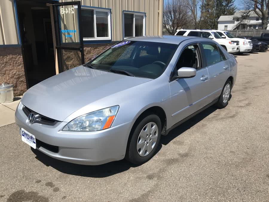 2003 Honda Accord Sdn LX Manual, available for sale in East Windsor, Connecticut | Century Auto And Truck. East Windsor, Connecticut