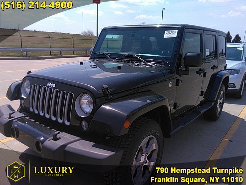 2016 Jeep Wrangler Unlimited 4WD 4dr Sahara, available for sale in Franklin Square, New York | Luxury Motor Club. Franklin Square, New York