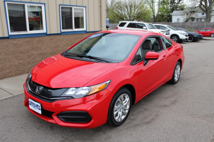 2015 Honda Civic Coupe 2dr CVT LX, available for sale in East Windsor, Connecticut | Century Auto And Truck. East Windsor, Connecticut