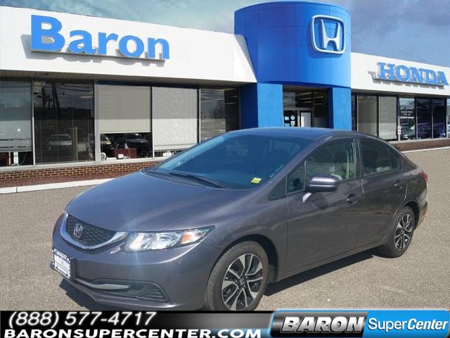 2015 Honda Civic Ex GRY CLOTH, available for sale in Patchogue, New York | Baron Supercenter. Patchogue, New York