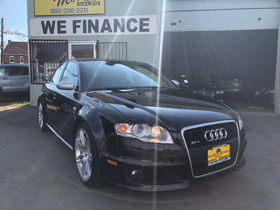 2007 Audi RS 4 4dr Sdn, available for sale in Hartford, Connecticut | Franklin Motors Auto Sales LLC. Hartford, Connecticut