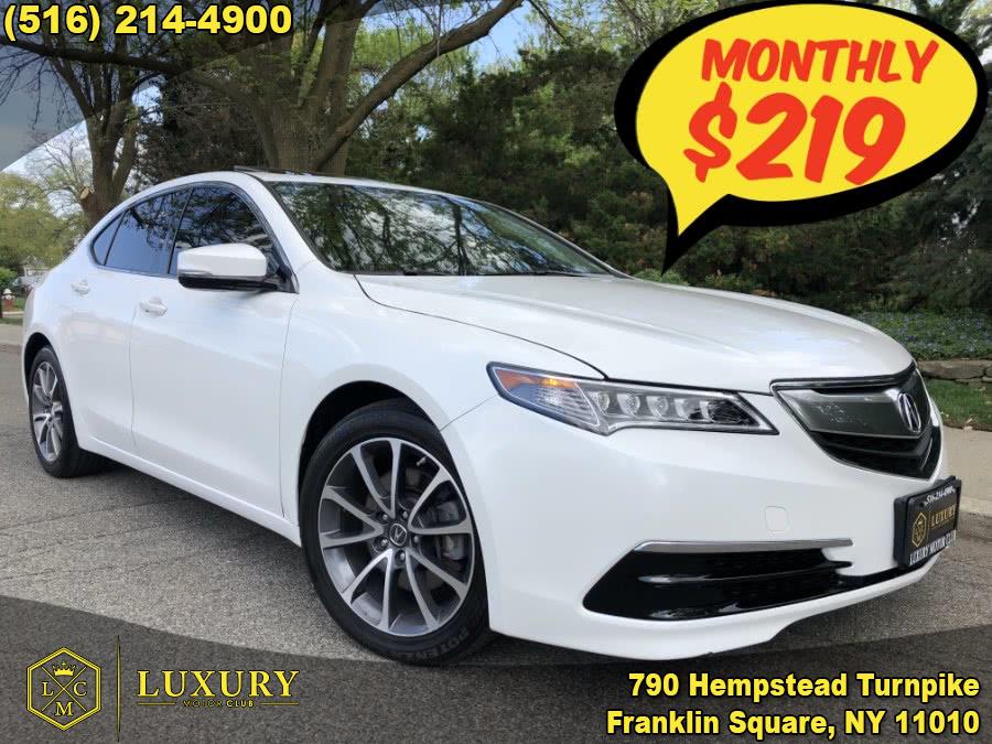 2015 Acura TLX 4dr Sdn FWD V6, available for sale in Franklin Square, New York | Luxury Motor Club. Franklin Square, New York