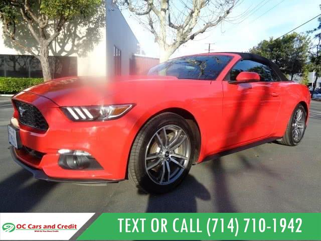 2017 Ford Mustang EcoBoost Premium Convertible, available for sale in Garden Grove, California | OC Cars and Credit. Garden Grove, California