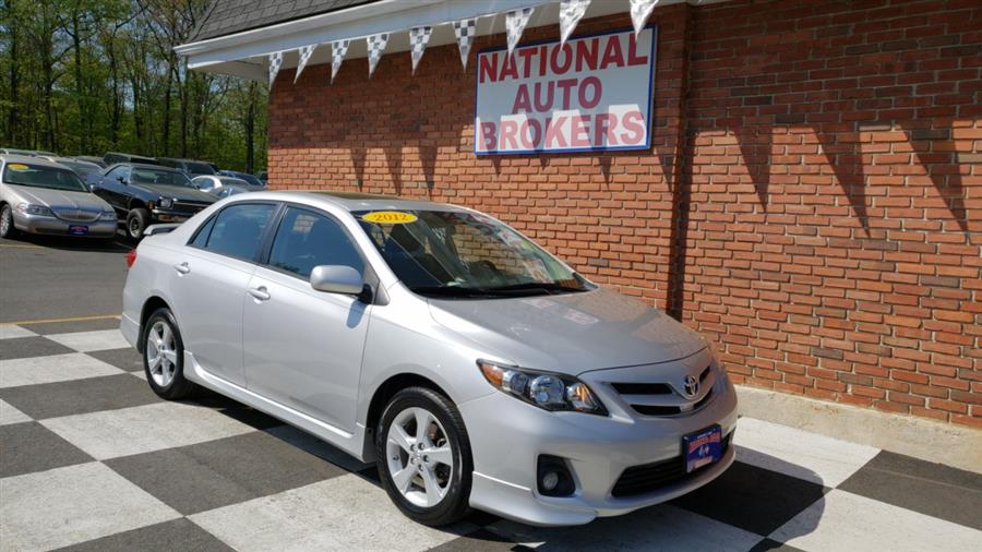 2012 Toyota Corolla 4dr Sedan Manual S, available for sale in Waterbury, Connecticut | National Auto Brokers, Inc.. Waterbury, Connecticut