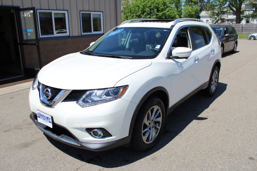2015 Nissan Rogue AWD 4dr SL, available for sale in East Windsor, Connecticut | Century Auto And Truck. East Windsor, Connecticut