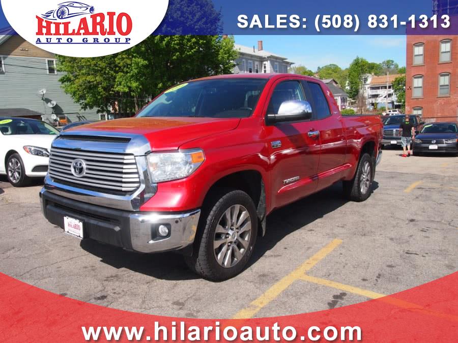 2014 Toyota Tundra 4WD Truck Double Cab 5.7L V8 6-Spd AT LTD (Natl), available for sale in Worcester, Massachusetts | Hilario's Auto Sales Inc.. Worcester, Massachusetts