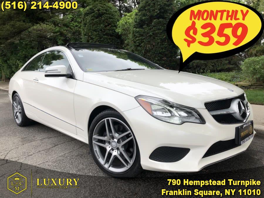 2015 Mercedes-Benz E-Class 2dr Cpe E 400 4MATIC, available for sale in Franklin Square, New York | Luxury Motor Club. Franklin Square, New York