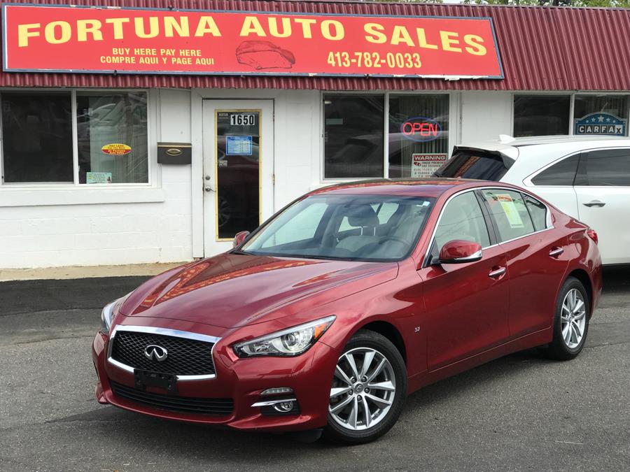 2015 Infiniti Q50 4dr Sdn Premium AWD, available for sale in Springfield, Massachusetts | Fortuna Auto Sales Inc.. Springfield, Massachusetts