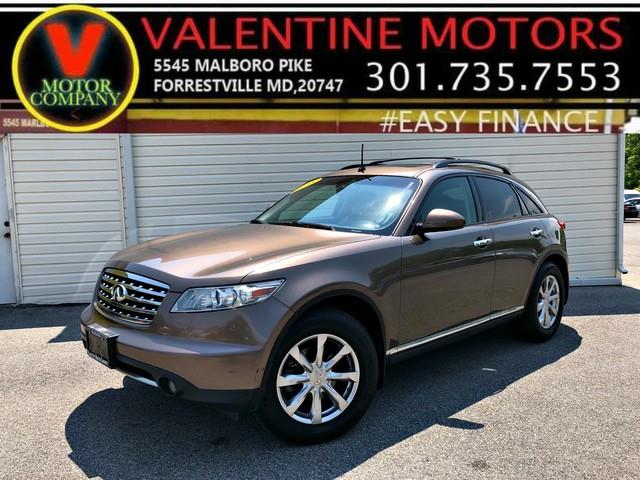 2008 Infiniti Fx35 , available for sale in Forestville, Maryland | Valentine Motor Company. Forestville, Maryland