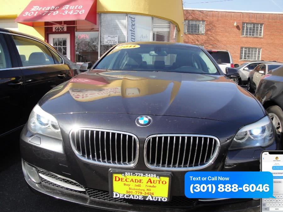 2011 BMW 5 Series 4dr Sdn 528i RWD, available for sale in Bladensburg, Maryland | Decade Auto. Bladensburg, Maryland