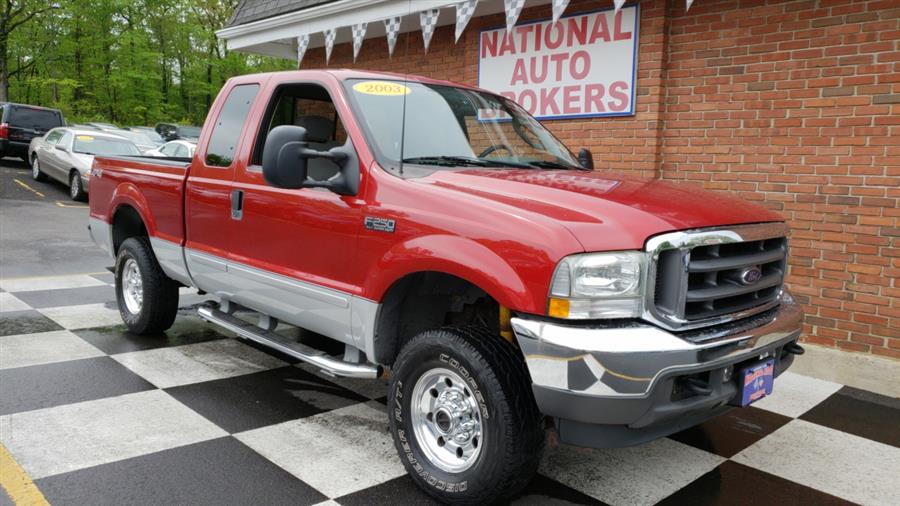 2003 Ford Super Duty F-250 Supercab XLT 4WD, available for sale in Waterbury, Connecticut | National Auto Brokers, Inc.. Waterbury, Connecticut