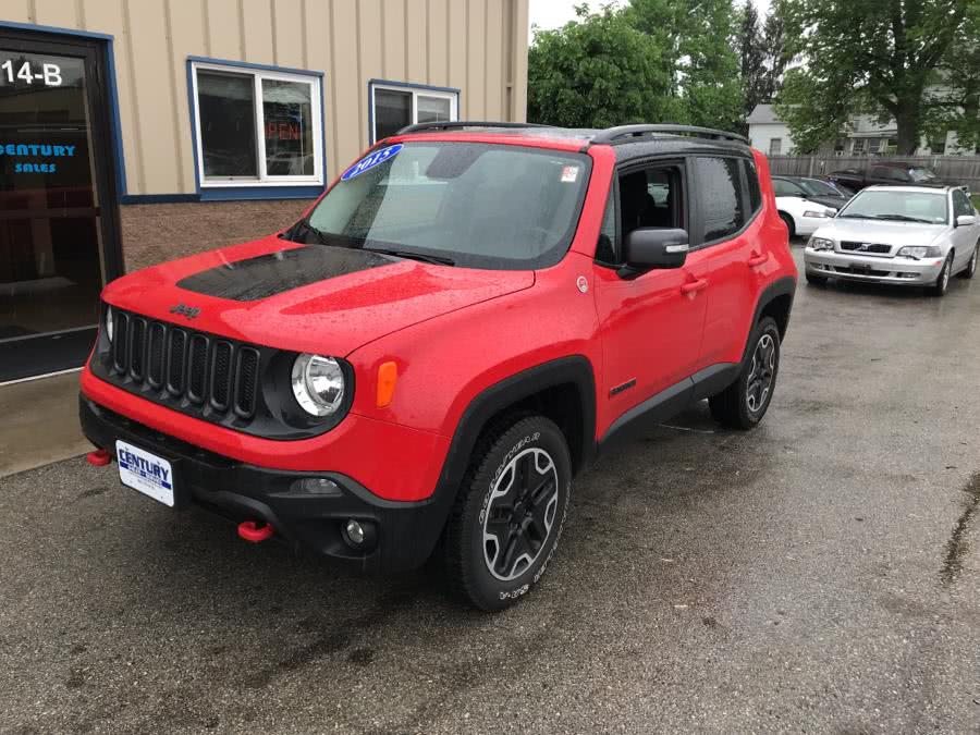 2015 Jeep Renegade 4WD 4dr Trailhawk, available for sale in East Windsor, Connecticut | Century Auto And Truck. East Windsor, Connecticut