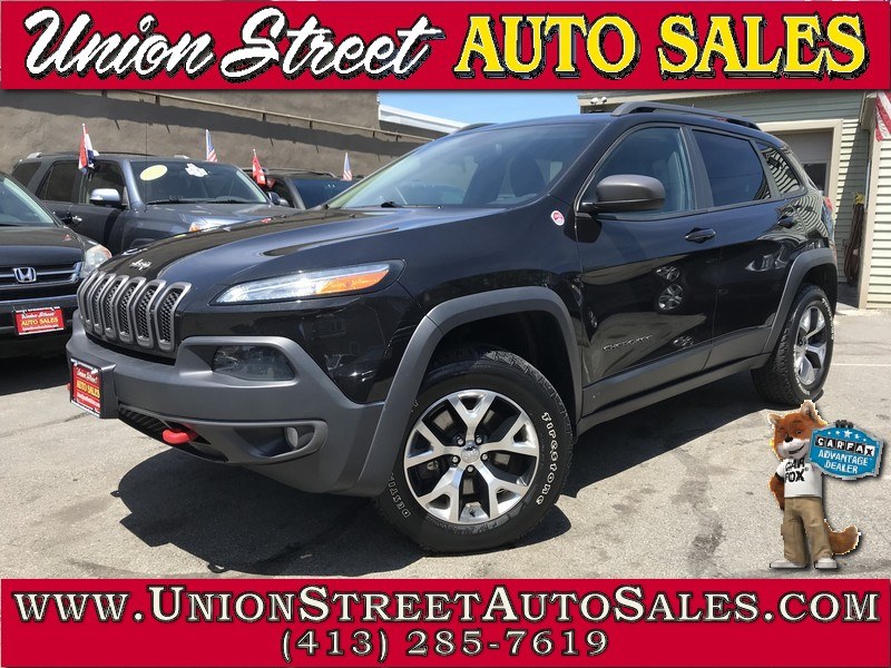 2014 Jeep Cherokee 4WD 4dr Trailhawk, available for sale in West Springfield, Massachusetts | Union Street Auto Sales. West Springfield, Massachusetts