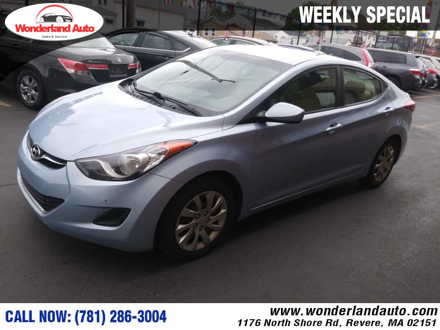 2012 Hyundai Elantra 4dr Sdn Auto GLS PZEV, available for sale in Revere, Massachusetts | Wonderland Auto. Revere, Massachusetts