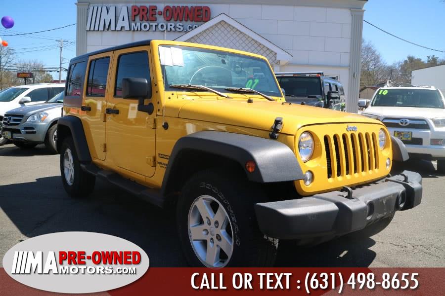 2015 Jeep Wrangler Unlimited 4WD 4dr Sport, available for sale in Huntington Station, New York | M & A Motors. Huntington Station, New York