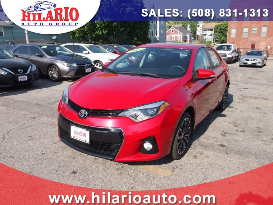 2015 Toyota Corolla 4dr Sdn Man S Plus (Natl), available for sale in Worcester, Massachusetts | Hilario's Auto Sales Inc.. Worcester, Massachusetts