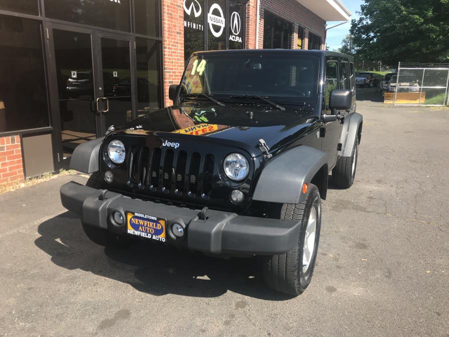 2014 Jeep Wrangler Unlimited 4WD 4dr Sport, available for sale in Middletown, Connecticut | Newfield Auto Sales. Middletown, Connecticut