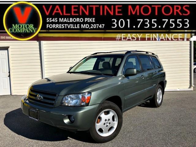 2006 Toyota Highlander w/3rd Row, available for sale in Forestville, Maryland | Valentine Motor Company. Forestville, Maryland