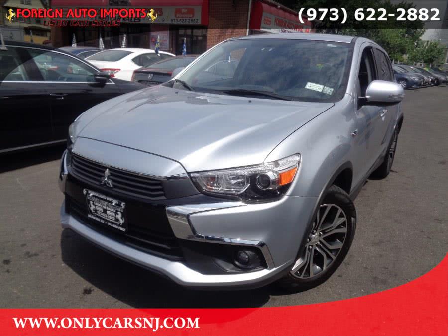 2016 Mitsubishi Outlander Sport AWC 4dr CVT 2.4 ES, available for sale in Irvington, New Jersey | Foreign Auto Imports. Irvington, New Jersey