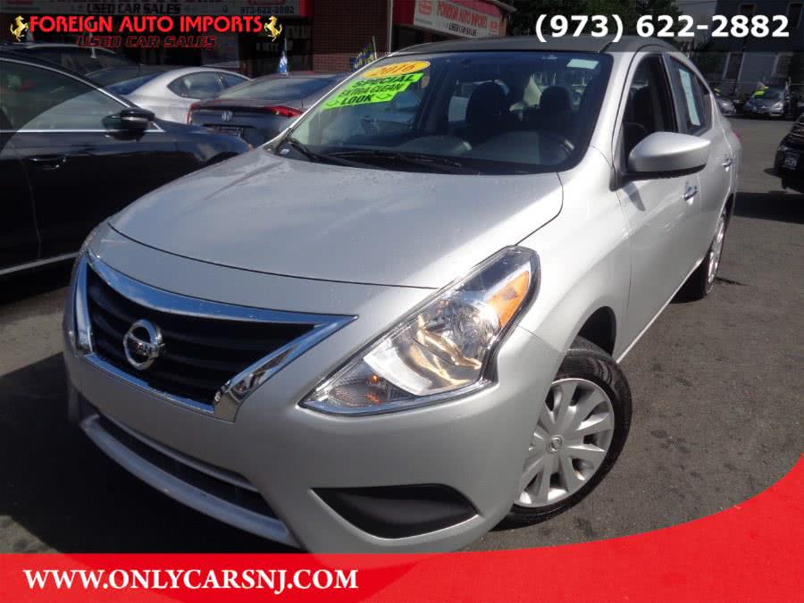 2016 Nissan Versa 4dr Sdn CVT 1.6 SV, available for sale in Irvington, New Jersey | Foreign Auto Imports. Irvington, New Jersey