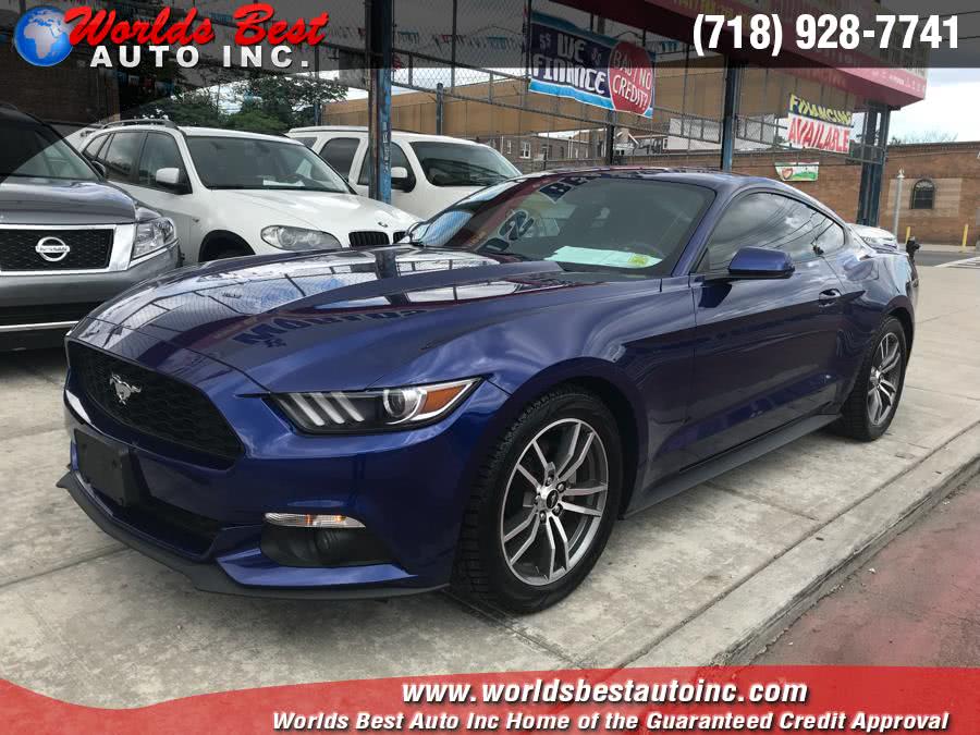 2015 Ford Mustang 2dr Fastback EcoBoost Premium, available for sale in Brooklyn, New York | Worlds Best Auto Inc. Brooklyn, New York