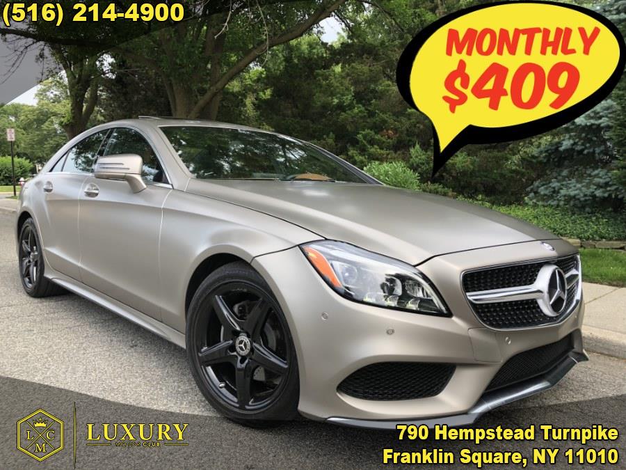 2015 Mercedes-Benz CLS-Class 4dr Sdn CLS 400, available for sale in Franklin Square, New York | Luxury Motor Club. Franklin Square, New York