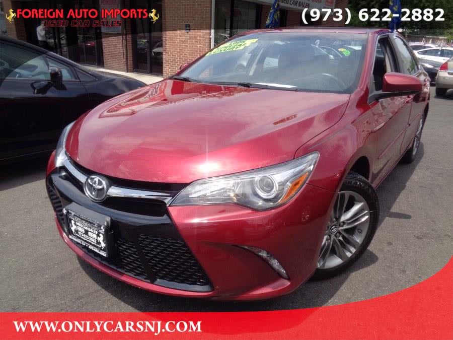 2016 Toyota Camry 4dr Sdn I4 Auto SE (Natl), available for sale in Irvington, New Jersey | Foreign Auto Imports. Irvington, New Jersey