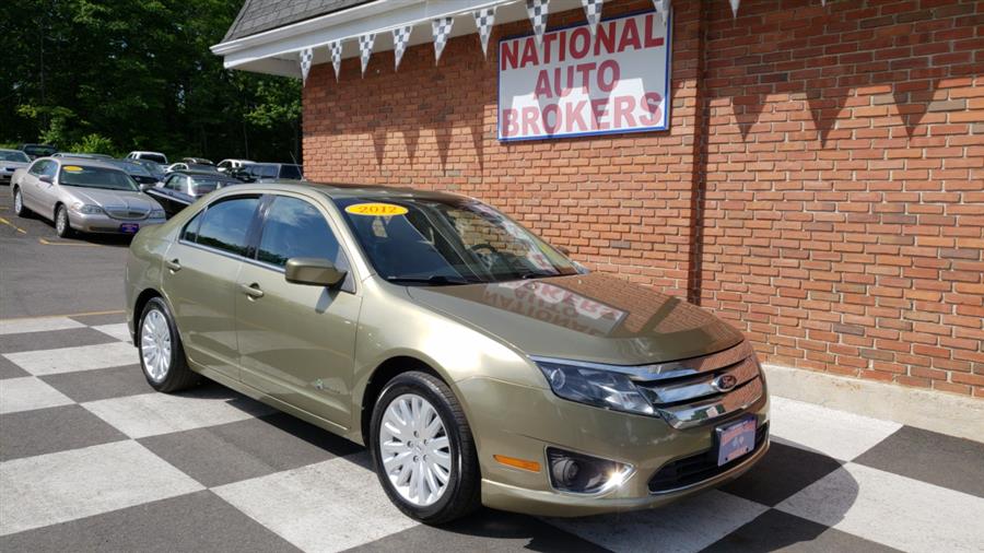 2012 Ford Fusion Hybrid 4dr Sdn Hybrid FWD, available for sale in Waterbury, Connecticut | National Auto Brokers, Inc.. Waterbury, Connecticut