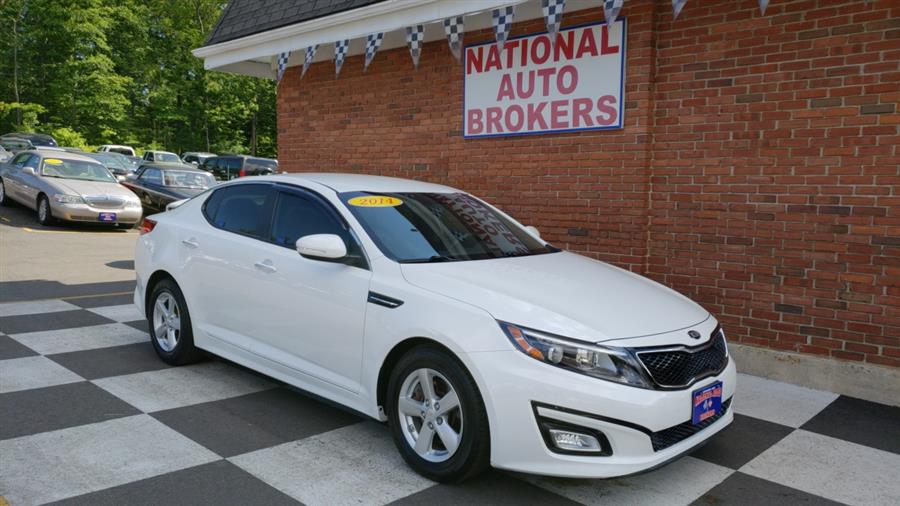 2014 Kia Optima 4dr Sdn LX, available for sale in Waterbury, Connecticut | National Auto Brokers, Inc.. Waterbury, Connecticut