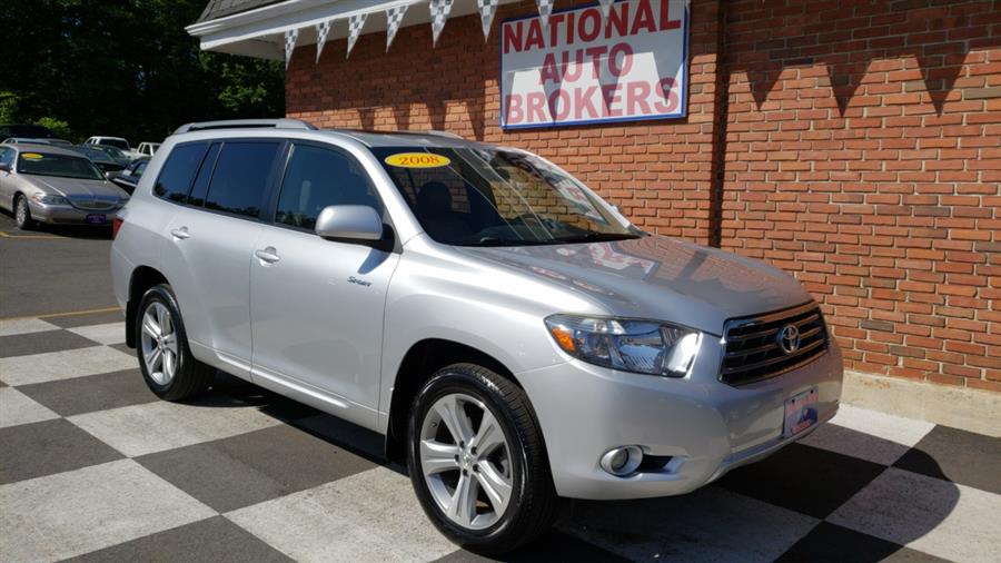 2008 Toyota Highlander 4WD 4dr Sport, available for sale in Waterbury, Connecticut | National Auto Brokers, Inc.. Waterbury, Connecticut