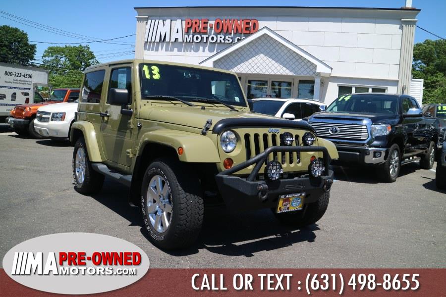 2013 Jeep Wrangler 4WD 2dr Sahara, available for sale in Huntington Station, New York | M & A Motors. Huntington Station, New York